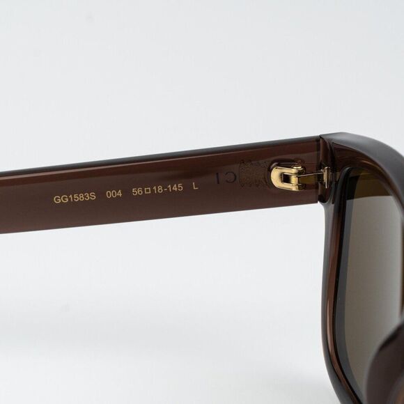 Gucci Women Sunglasses Brown Square GG1583S 004 NEW AUTHENTIC main image 6